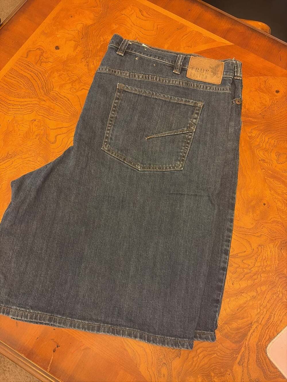True Nation Relaxed Fit Denim Jean Shorts Size 46